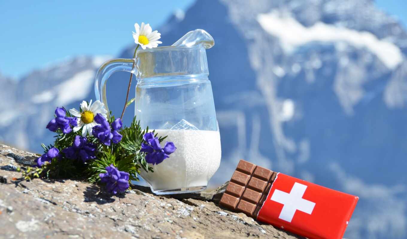 chocolate, swiss, milk