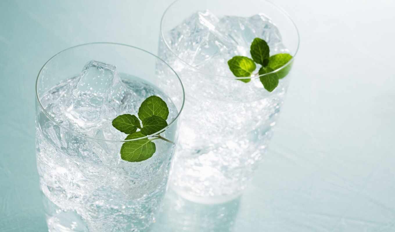 glass, ice, water, drink, mint, myat