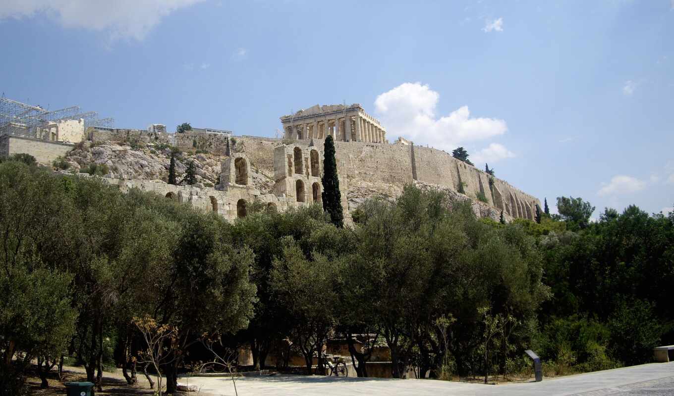 храм, greece, athens, акрополь, parfenon