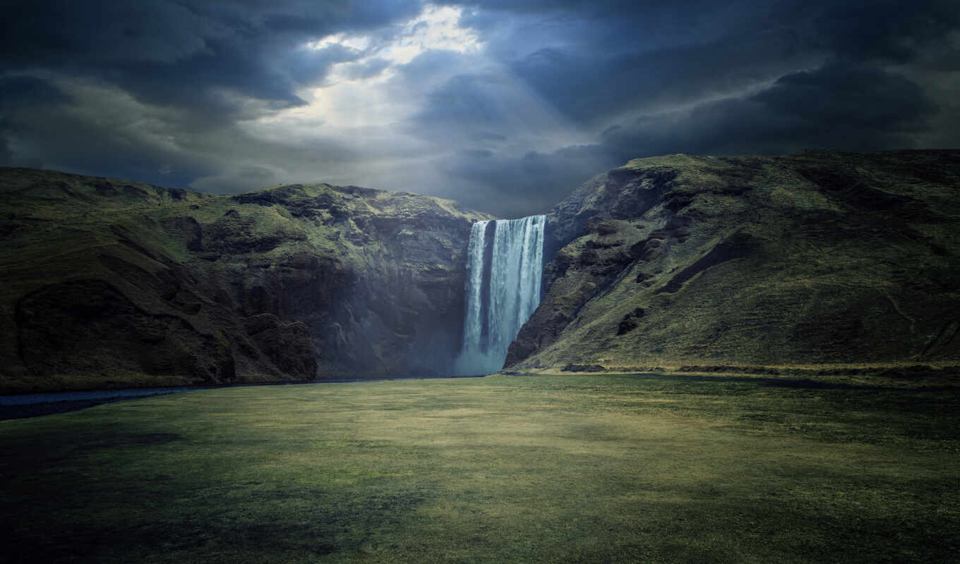 nature, mobile, picture, window, thumb, version, waterfall, iceland, ready