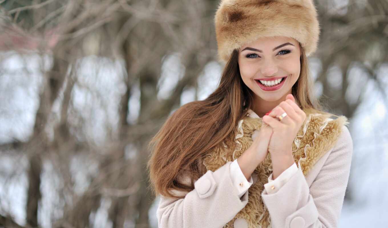 женщина, winter, шапка, модный