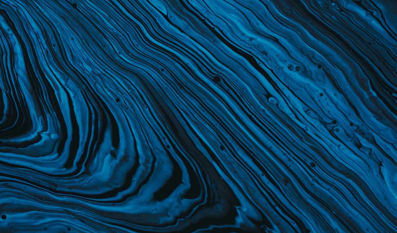 mobile, blue, paint, wave, liquid