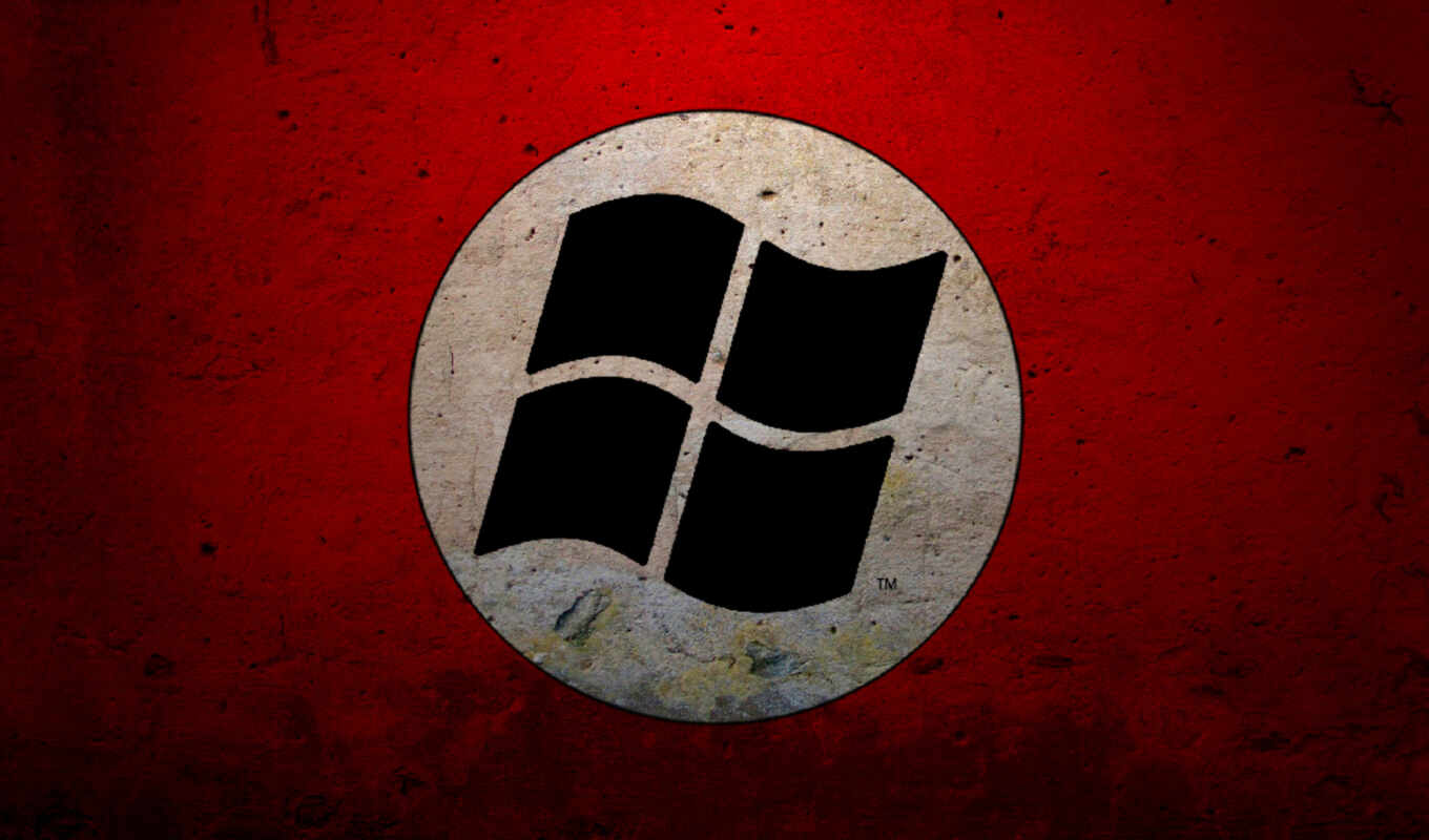 windows, флаг, microsoft, nazi