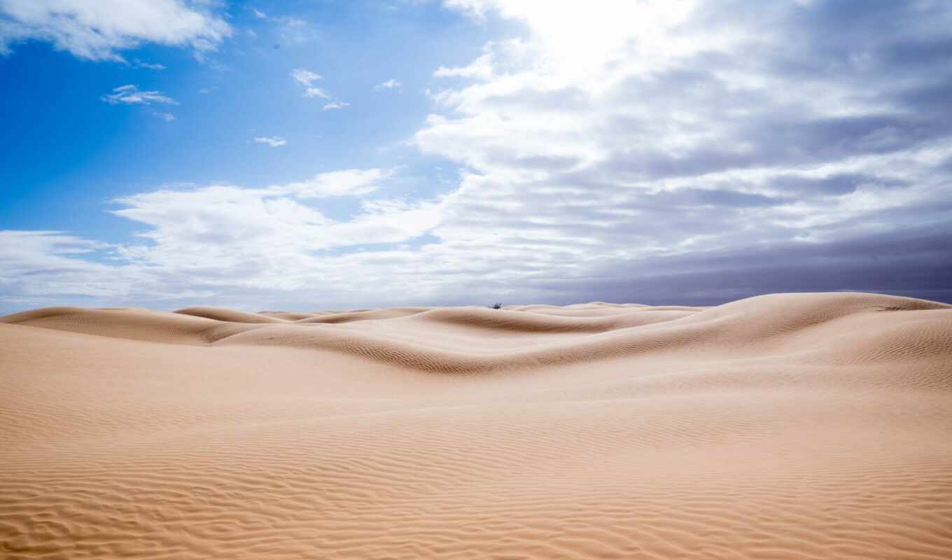 landscape, песок, облако, пустыня, hill, dune, id