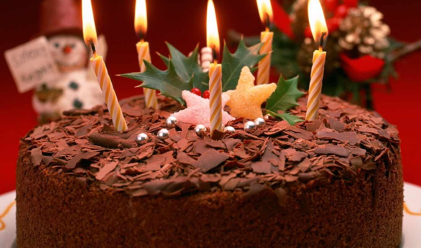 cake, birthday, happy, картинка, пирог, candles, рождественский, год, новый, chocolate, сладости, праздник, meal, свечи, müəllif, праздничный, десерт, images, download, 