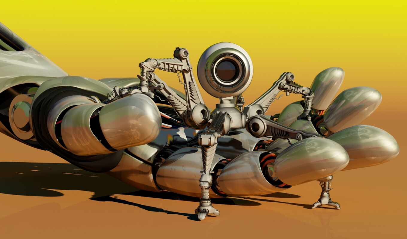 robot, mechanism, illustration, arm
