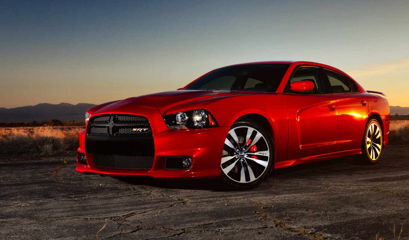 cars, front, charger, srt, of