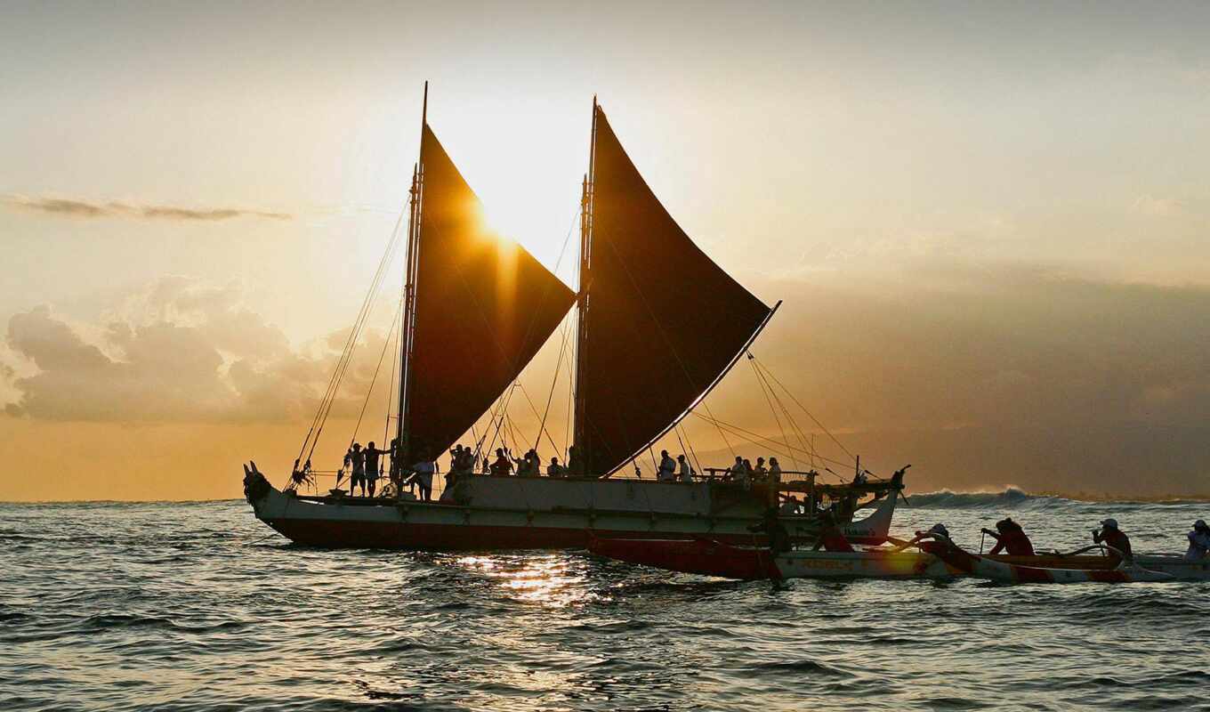 фото, sail, canoe