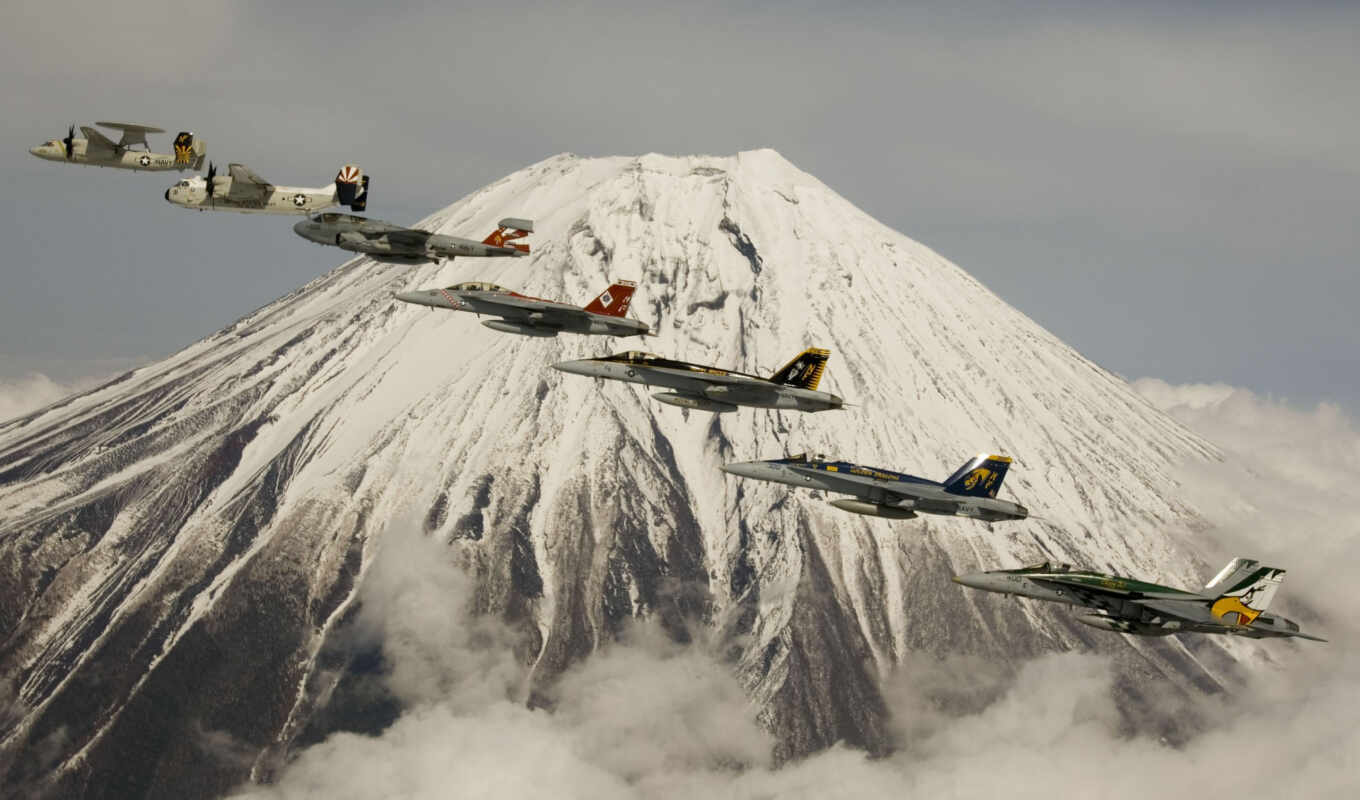 aircraft, mountain, line