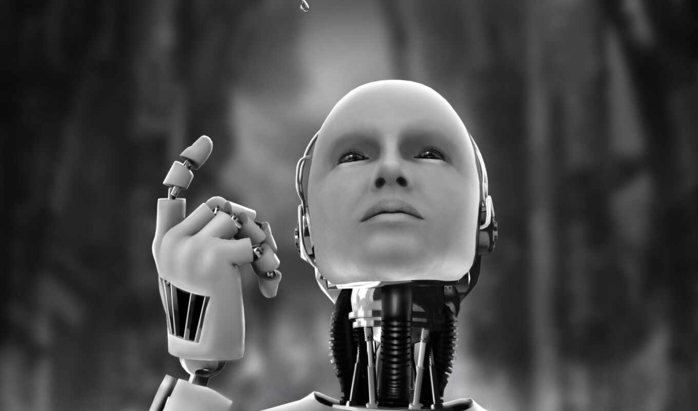 мужчина, robot, голова, человека, машину, верхний, искусственный, робота, отдам, роботов, intelligence