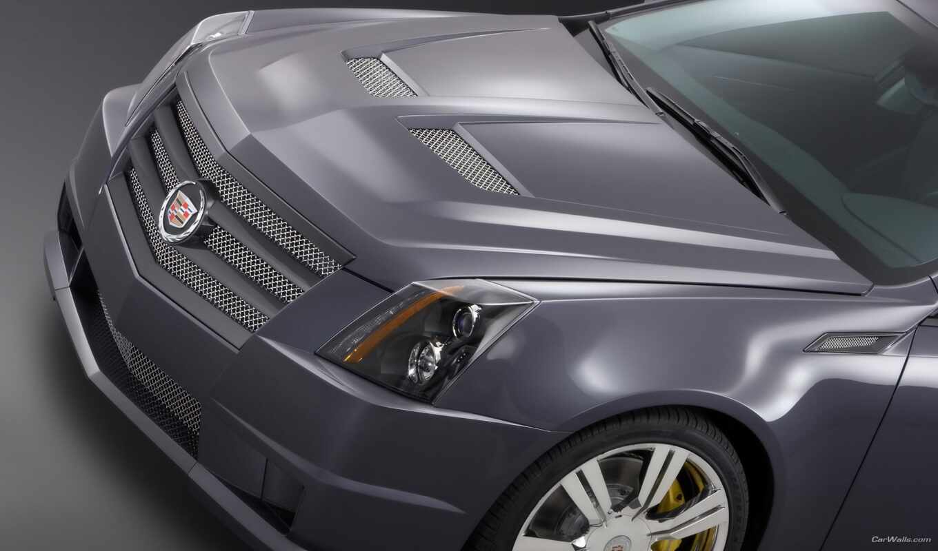 new, sport, cadillac, cts, concept, hood, rear