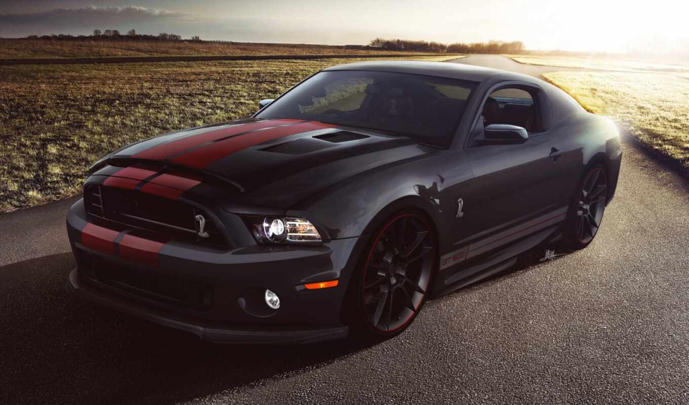 road, car, auto, ford, mustang, cars, cars