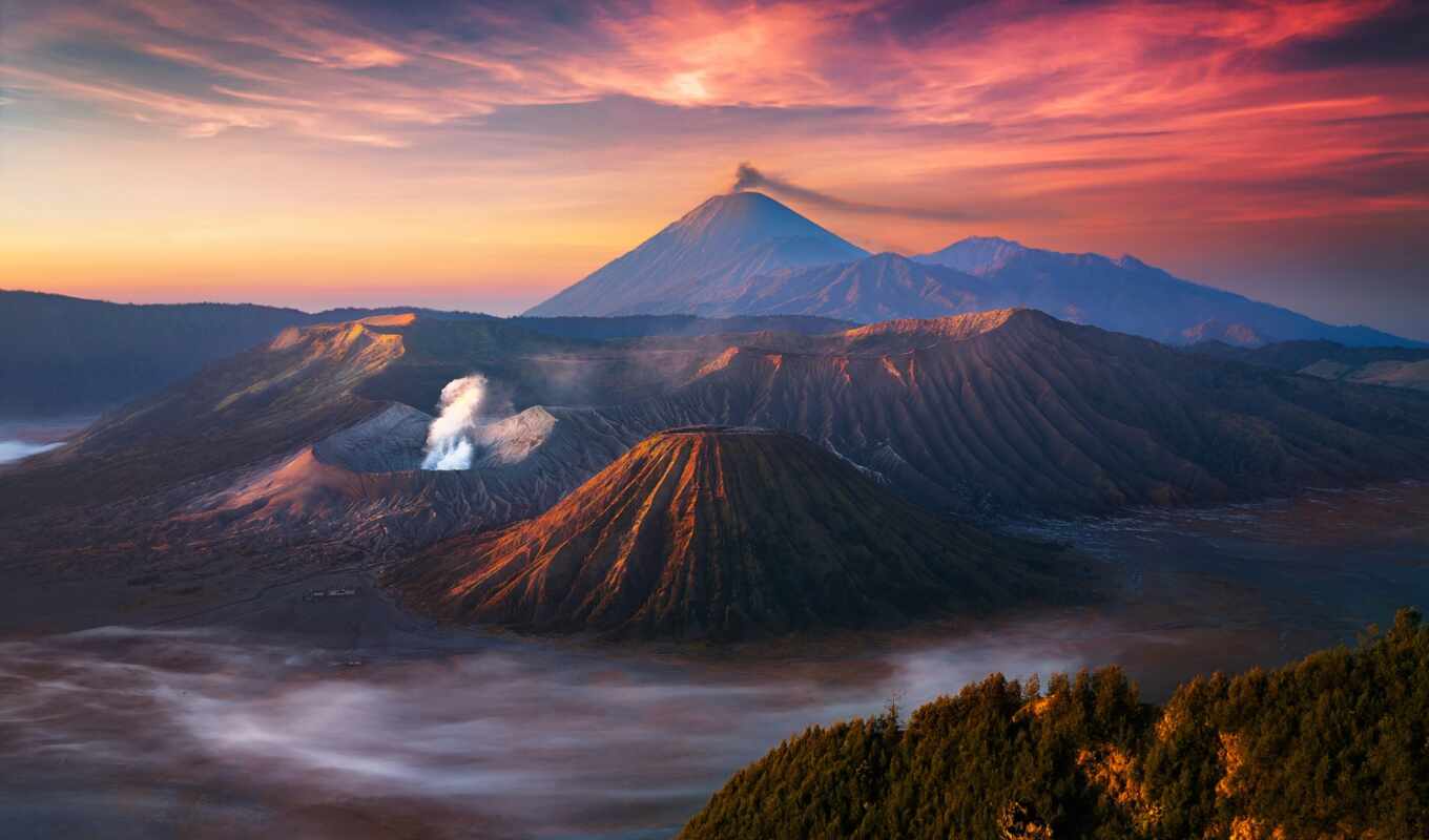 гора, pinterest, вулкан, travel, indonesia, восток, бромо, java, челюсть, индонезийский