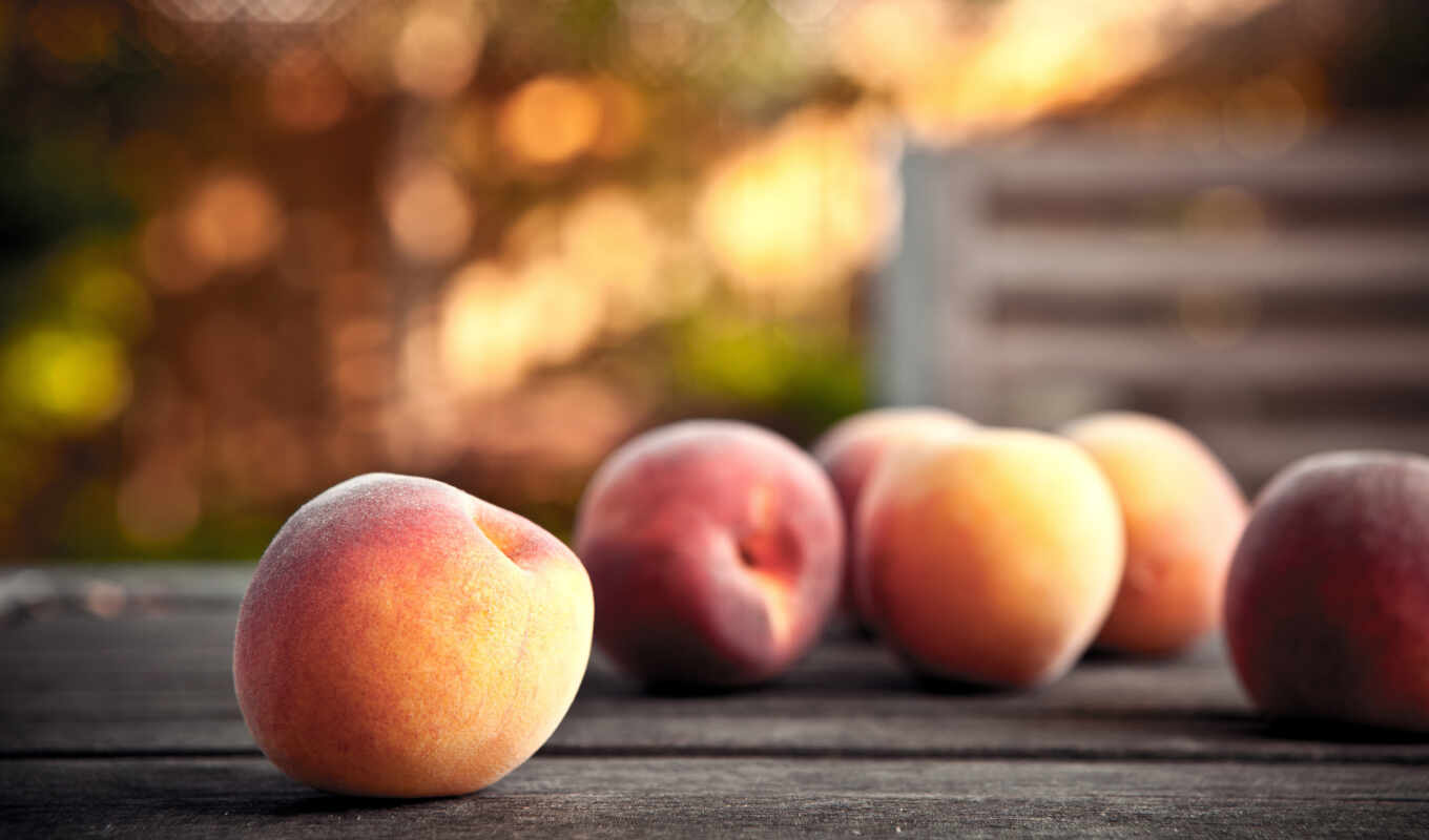 peach, ripe
