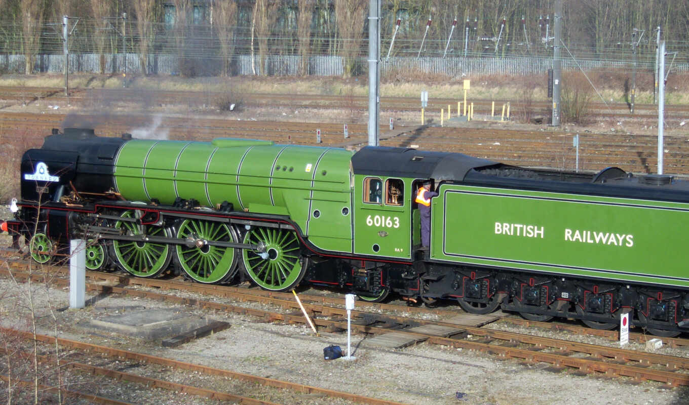 поезд, british, торнадо, железный, steam, gear