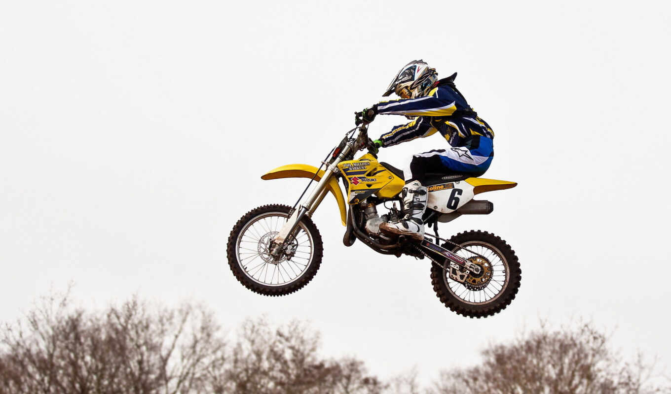 bike, sport, jump, motor