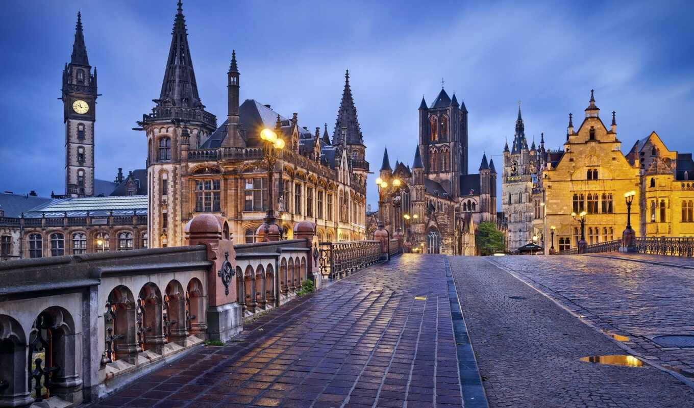 city, Belgium, ghent