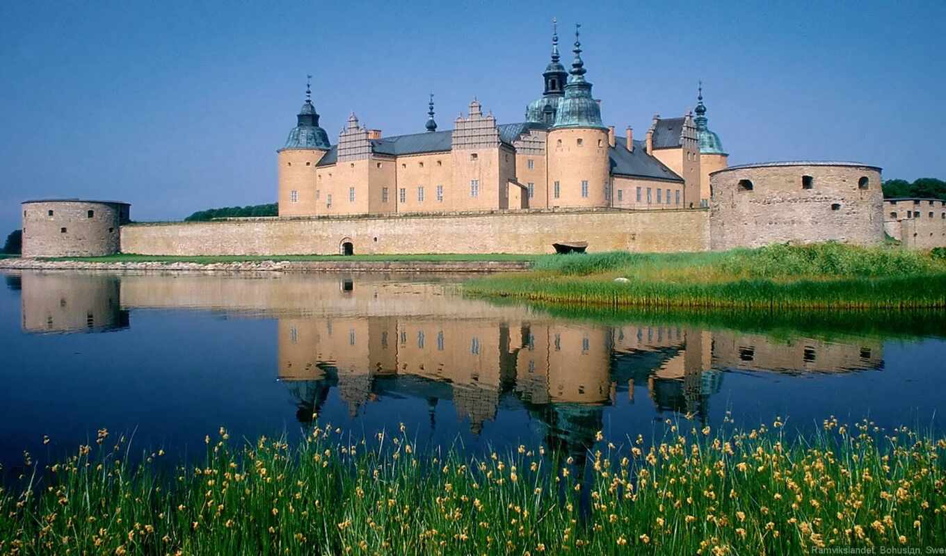 castle, sweden, miro, kalmar