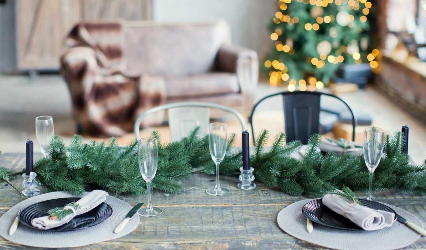 christmas, plenty, table