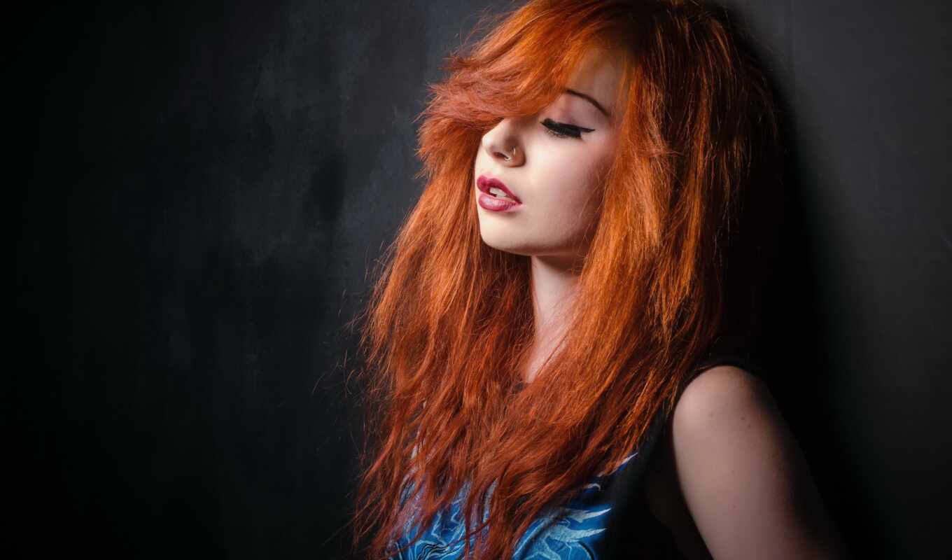 girl, hair, red, makeup, devushki, hair, redhead, red, hair