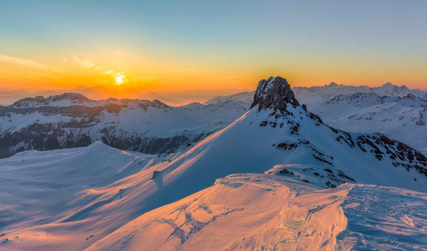 закат, снег, гора, восход, швейцария, filter, gb, summit, оперативный, samsing, otzyv