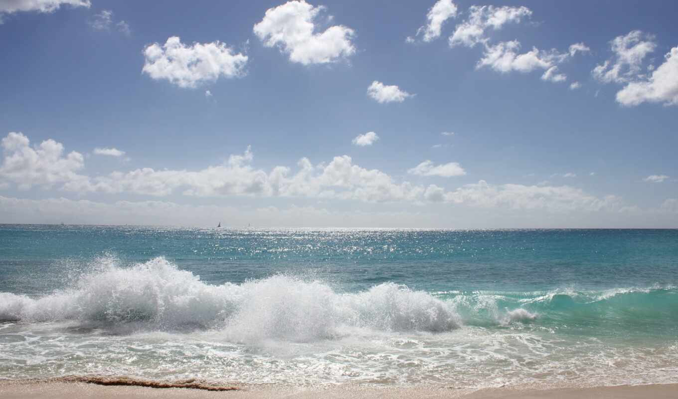 музыка, пляж, sunny, день, волна, status, миро, surround