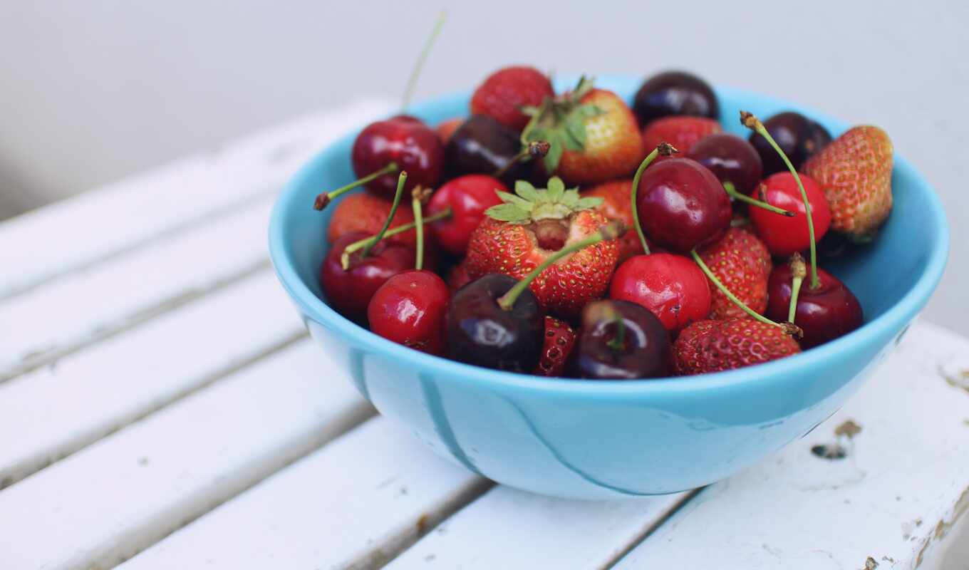 cherry, клубника, vitamin, ягода, drawing, холестерин