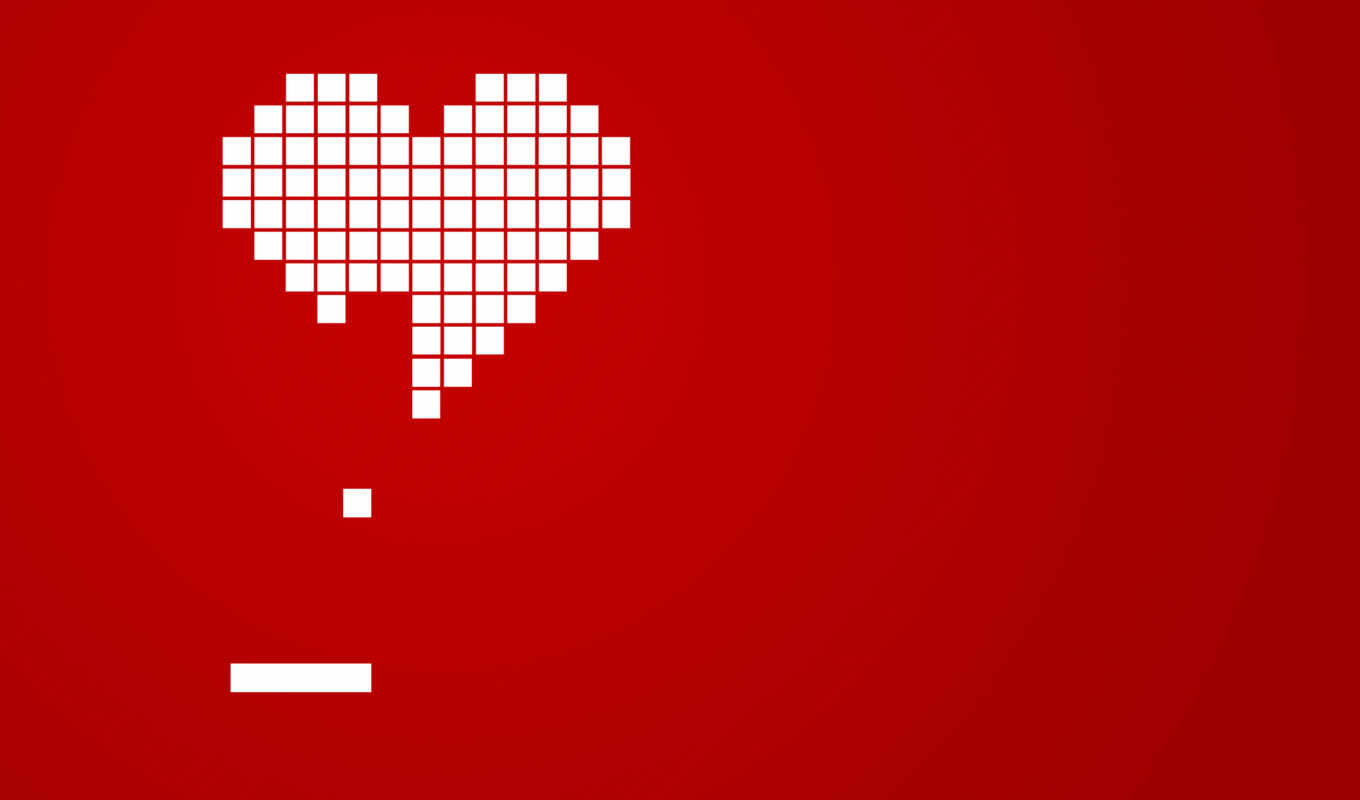 red, cubes, heart