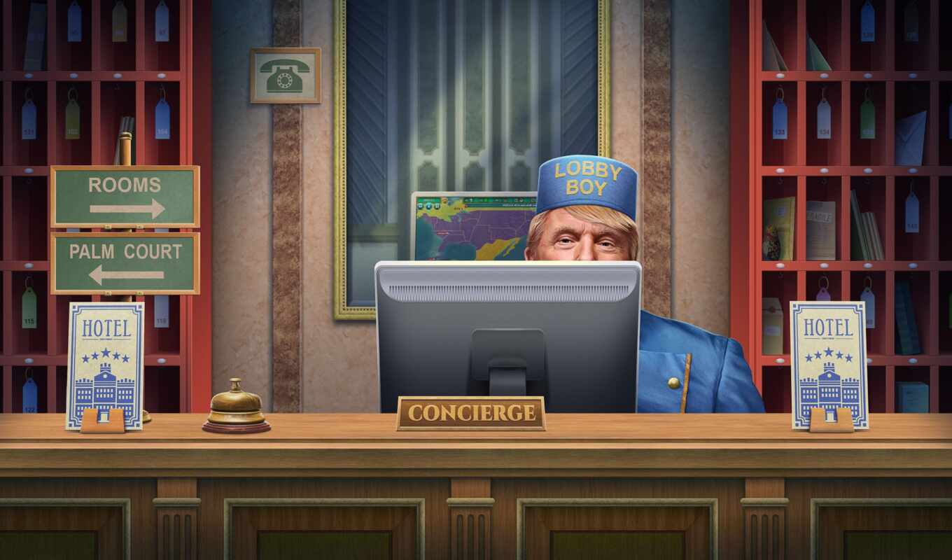 art, game, a computer, background, cool, screen, reception, donald, trump, the president