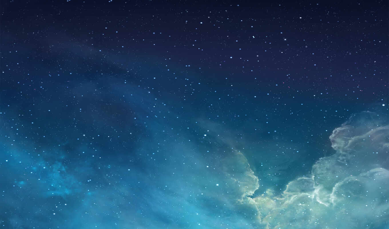 desktop, apple, blue, iphone, космос, galaxy, ios