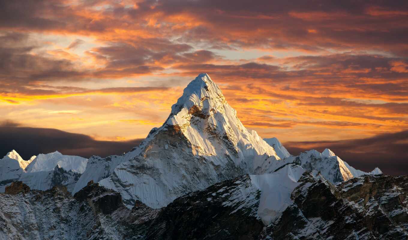 природа, фото, high, гора, top, nepal, everest, миро