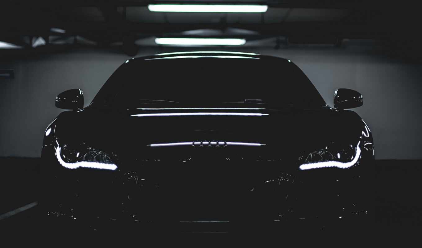 black, car, audi, supercar, luxury car