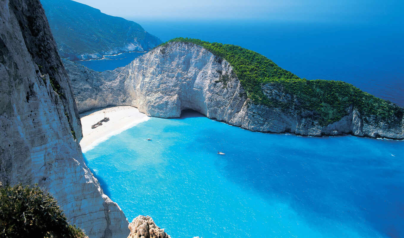 beach, island, rest, greece