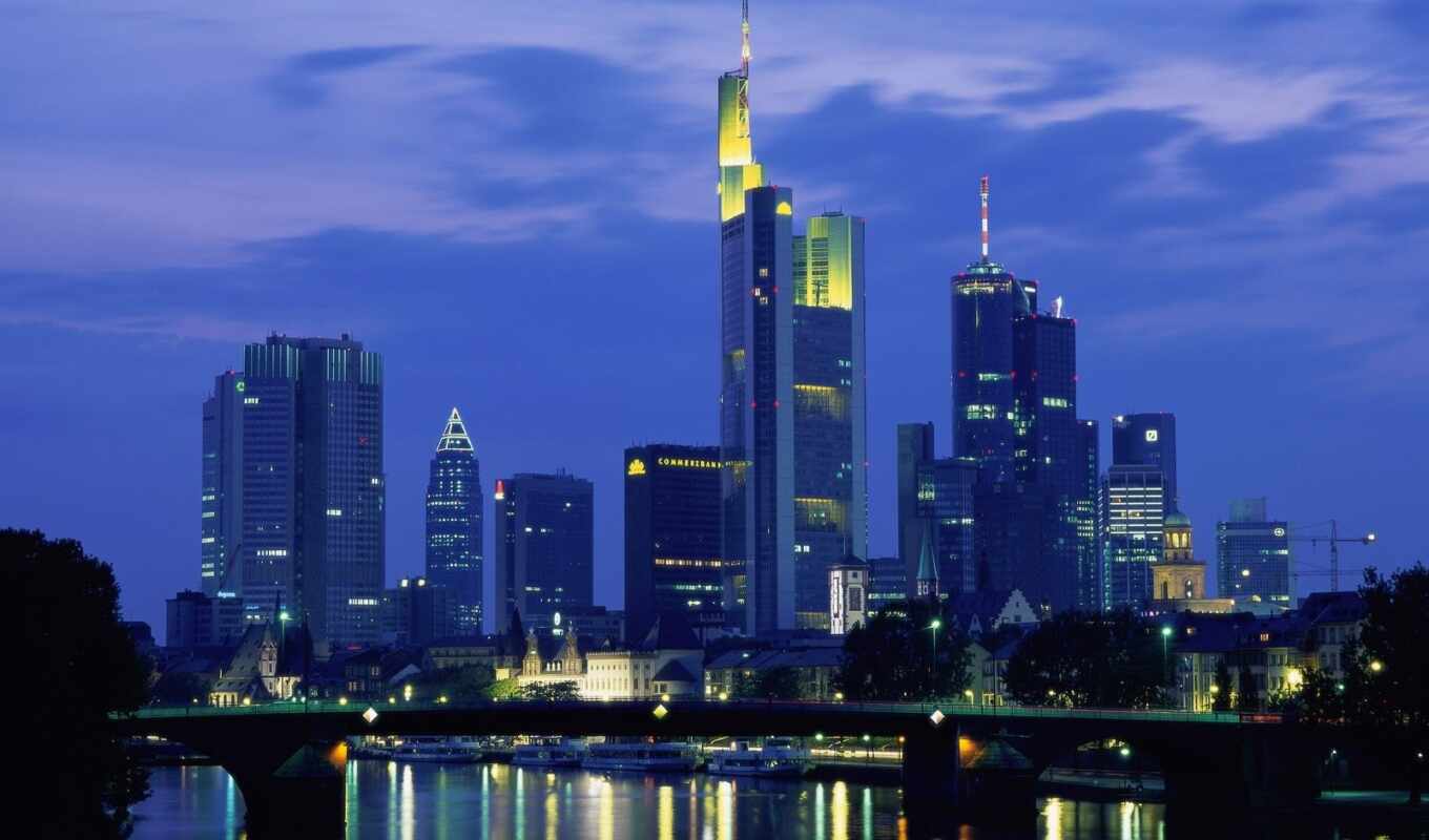 cityscape, германия, frankfurt