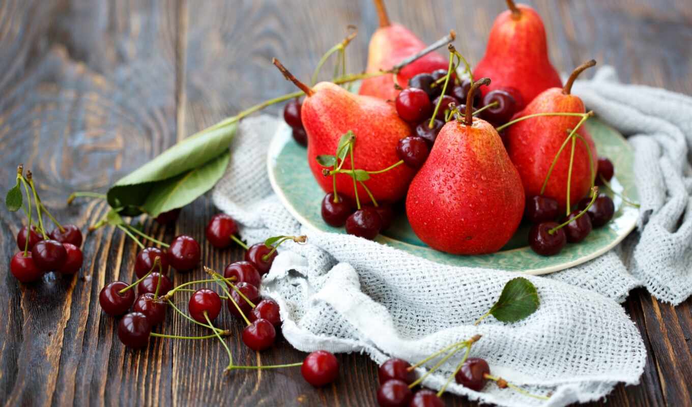 meal, cherry, fetus, berry, pear