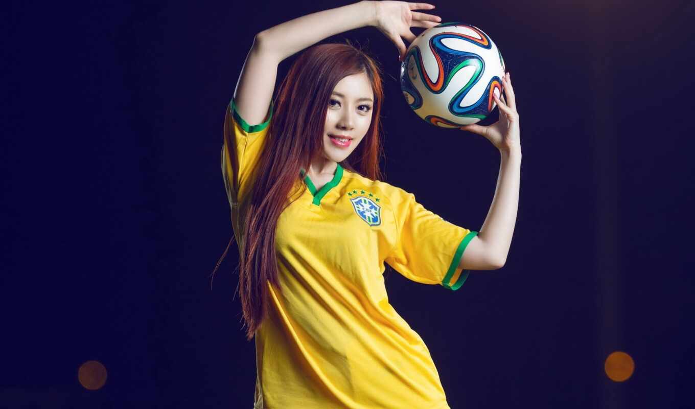 girl, the player, football