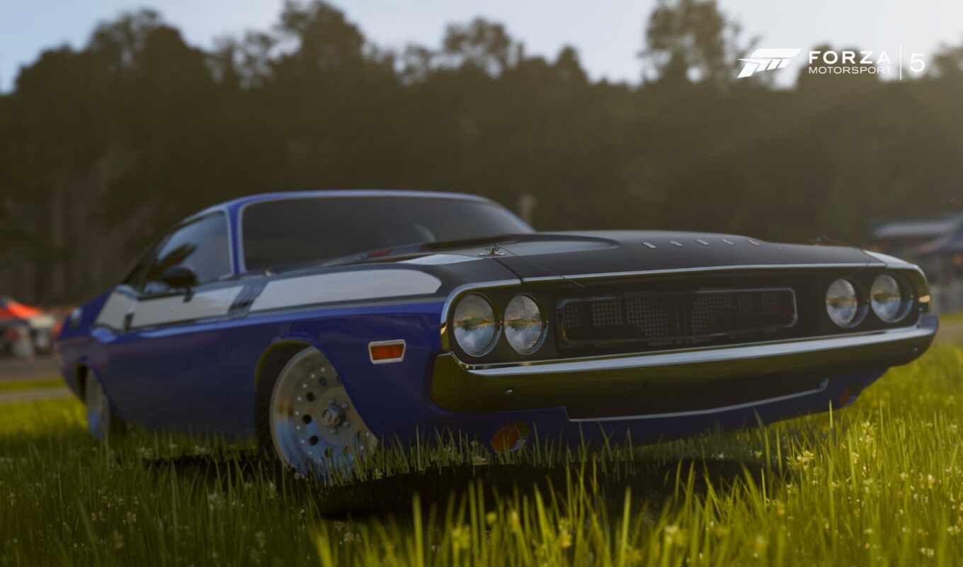 game, car, dodge, challenger, muscle, forza