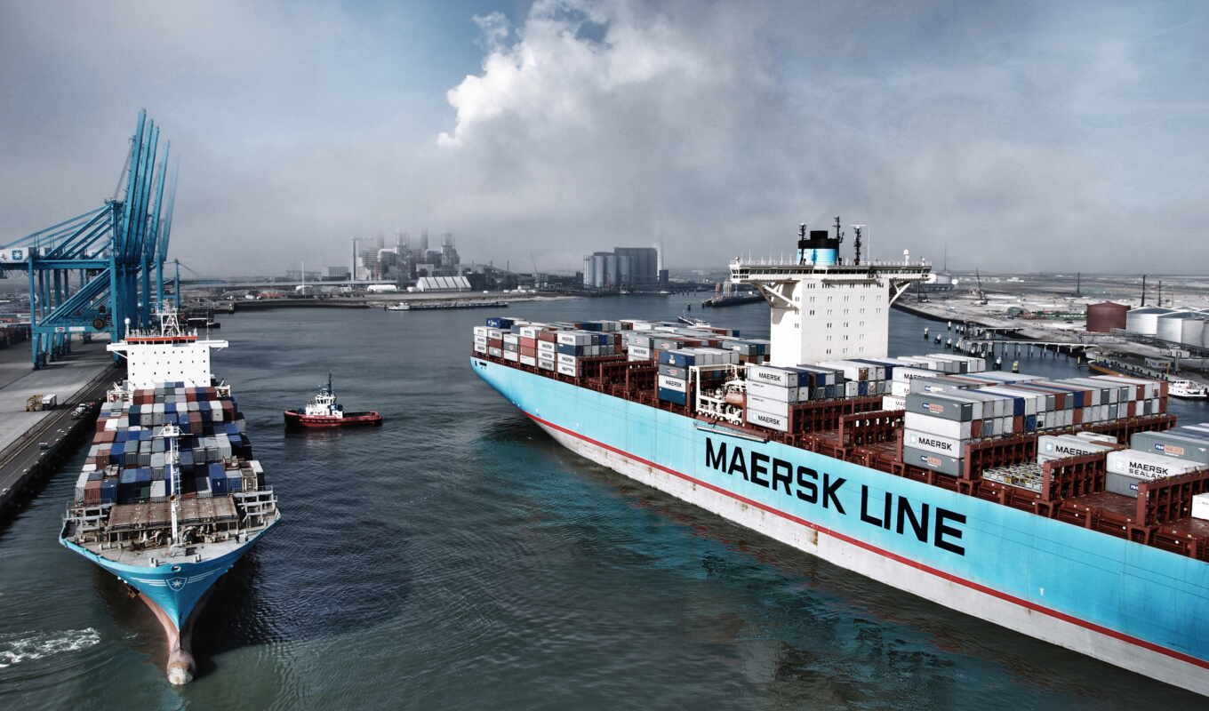 line, vessel, container, maersk