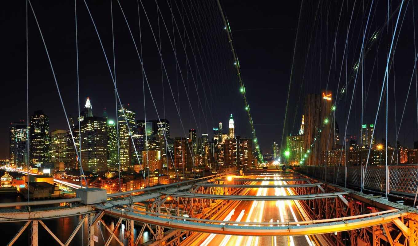 new, city, Bridge, pic, york, drawing