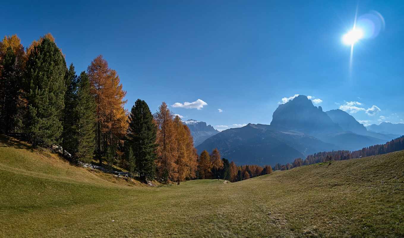 гора, осень, italian, альпы