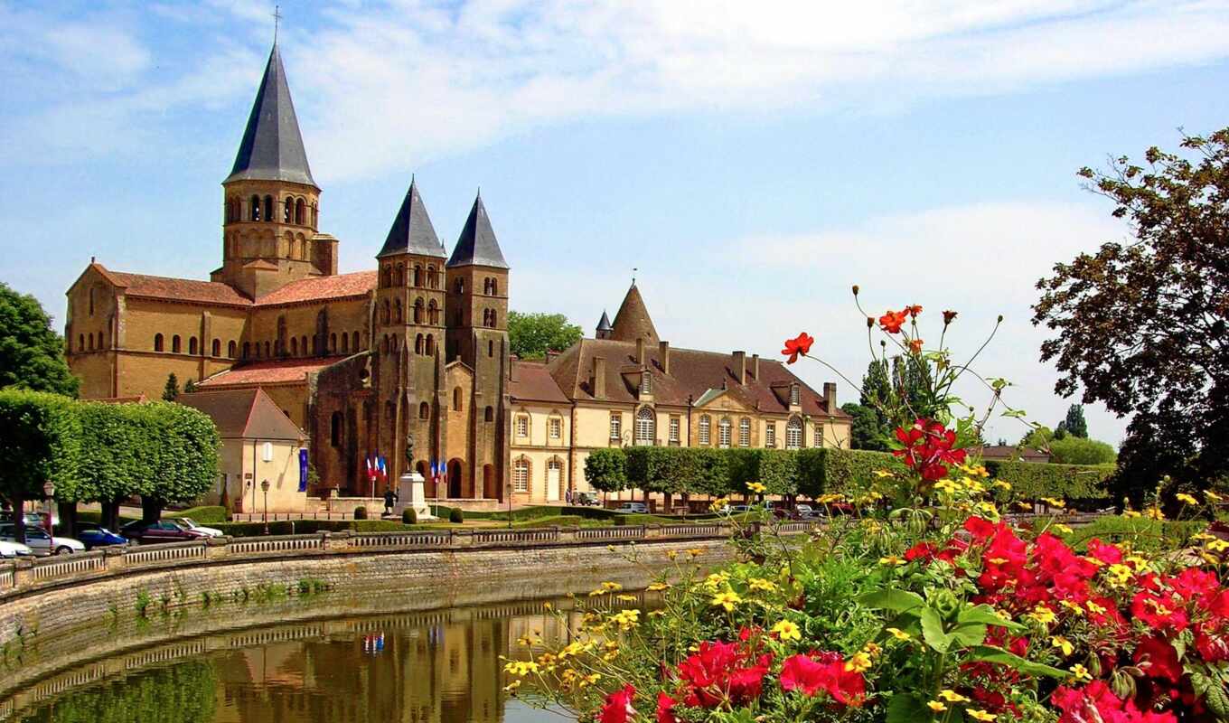 photo, hotel, France, Loire, basilique, monetary, paray, burgundy