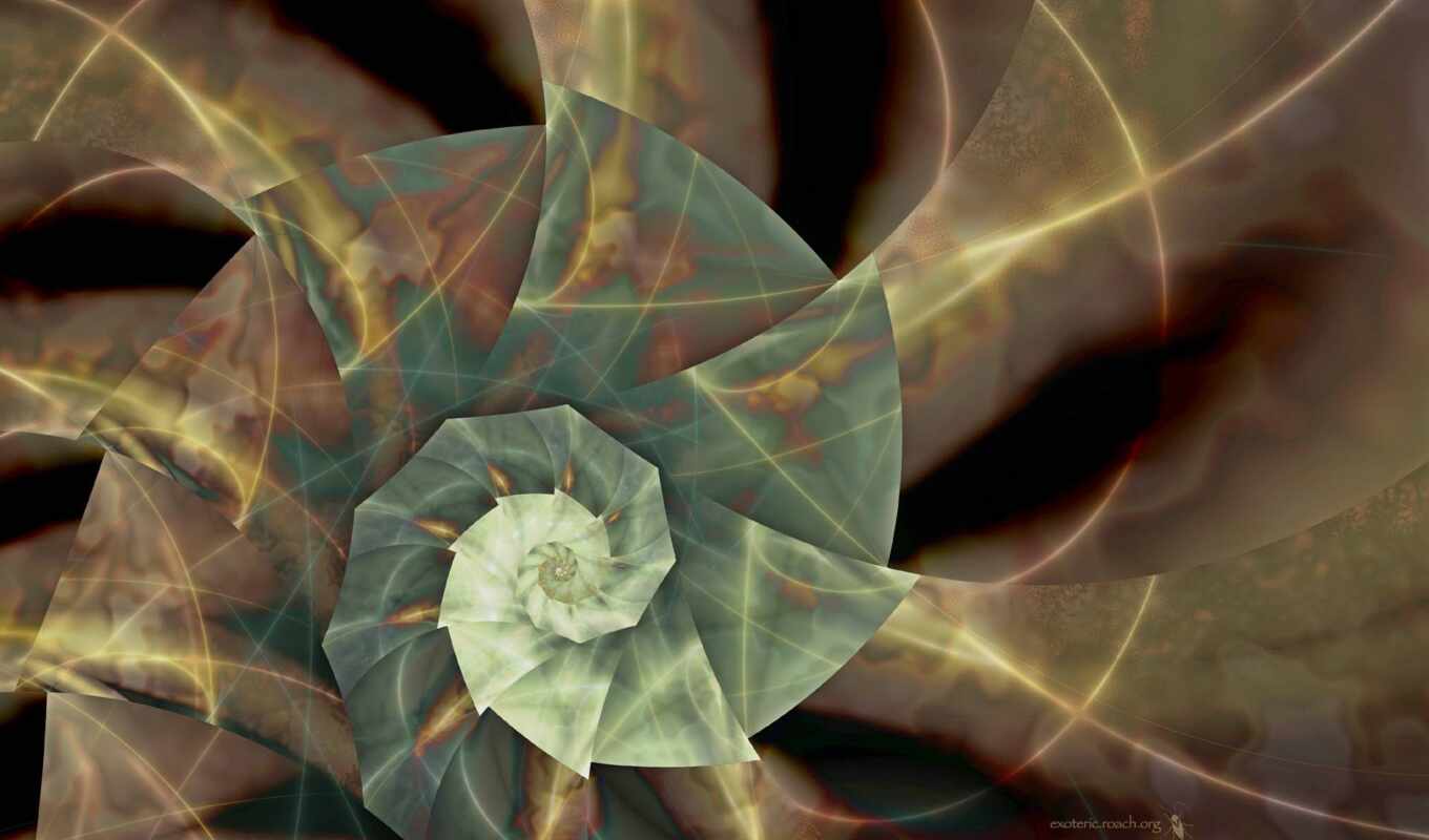 абстракция, shell, fractal