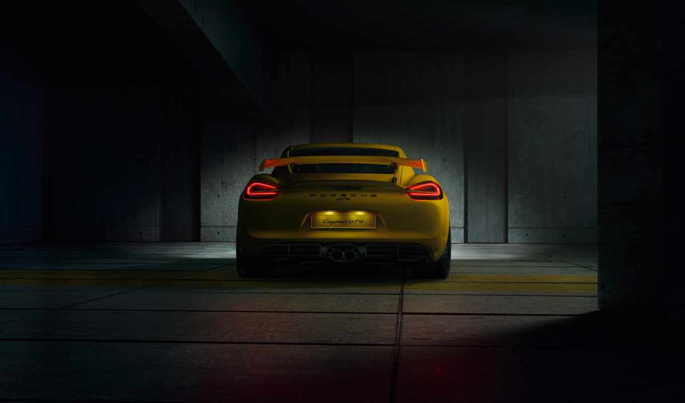 new, Porsche, race, cayman