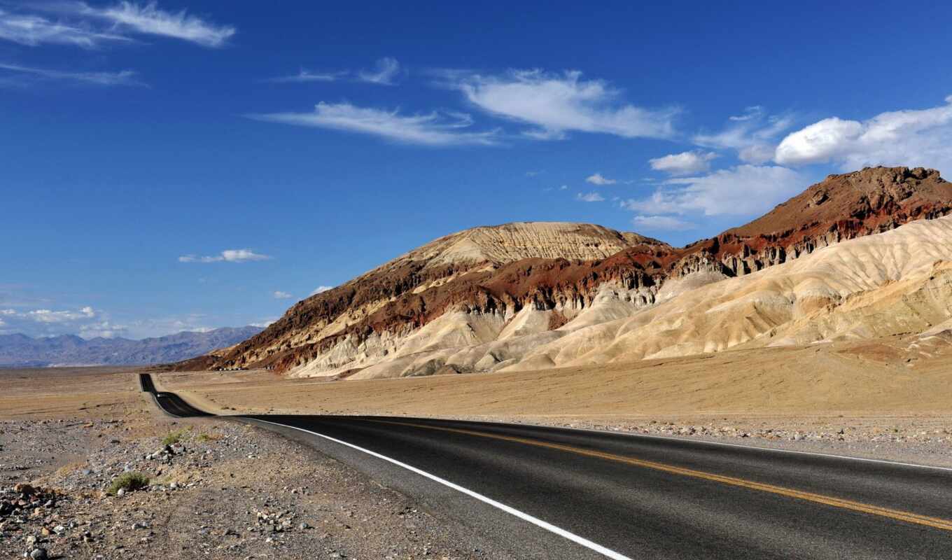 background, screen, of, landscape, fund, nature, desierto, road, through, road