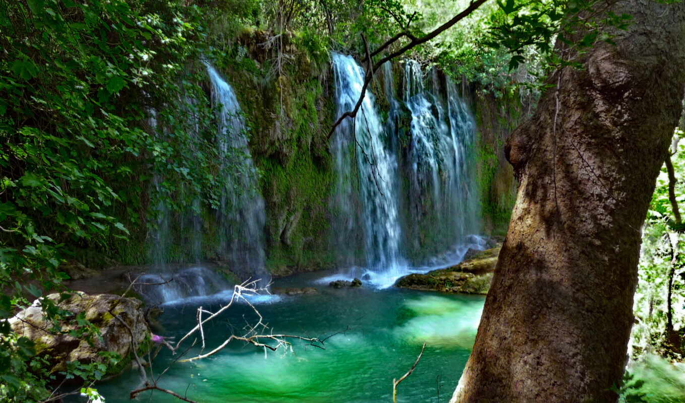 park, waterfall, waterfalls, nature, display images, antalya, free, background image, kursunlu, wasserfall, chickenlu