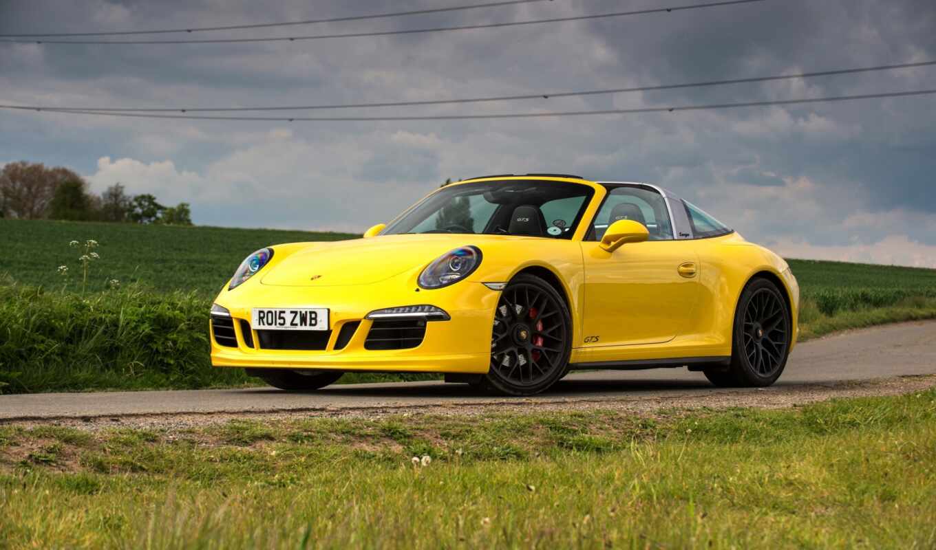 cars, uk, Porsche, specifications, gts, yellow, targa