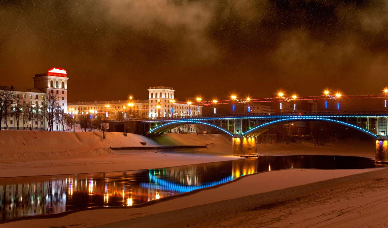 in winter, Belarus, Vitebsk, Vitebsk, Vitebsk