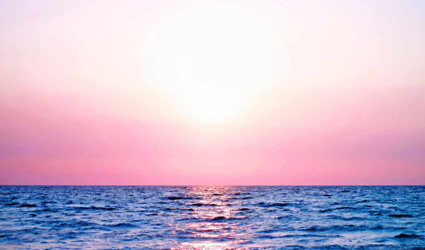 nature, landscapes-, sunrise, landscape, sea, pink, suns, rising, favourite