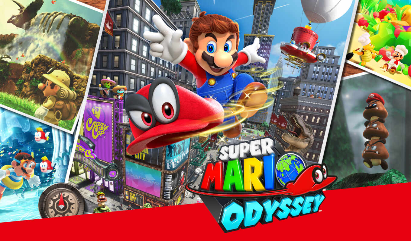 new, super, Mario, odyssey, nintendo