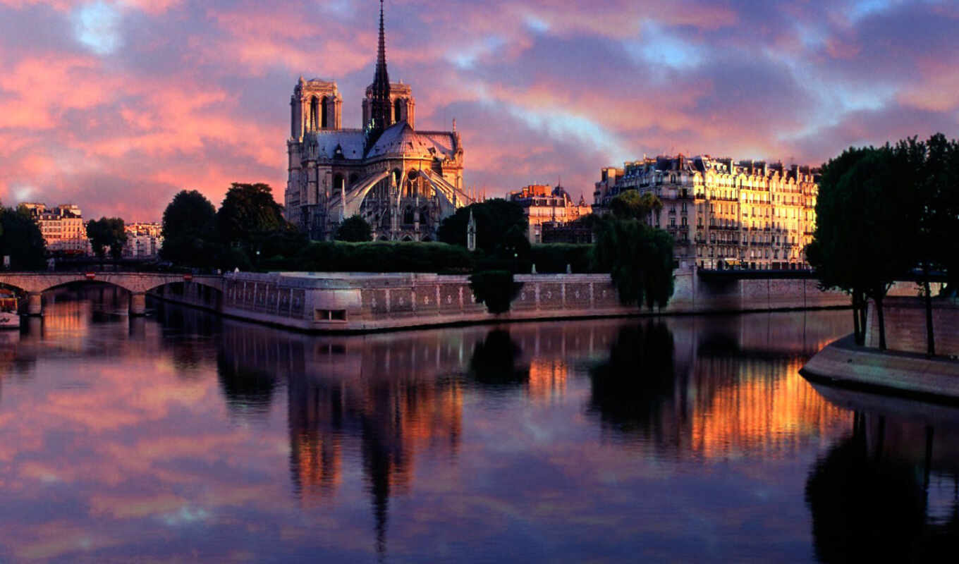 France, Paris, cathedral, dame, our, castle, notre dame